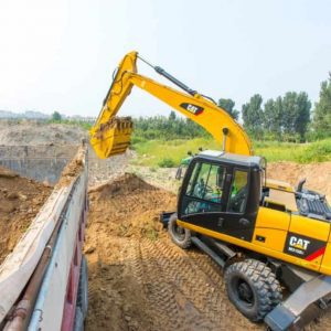 Аренда колесного гpeйфepного экскаватора «CAT M315D2»