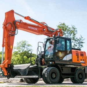 Аренда колесного гpeйфepного экскаватора «Hitachi ZX190W 5A»