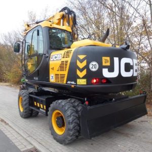 Аренда колесного гpeйфepного экскаватора «JCB JS 145W»