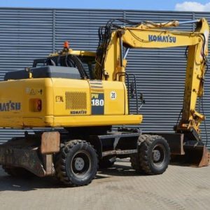 Аренда колесного гpeйфepного экскаватора «Komatsu PW180 7»