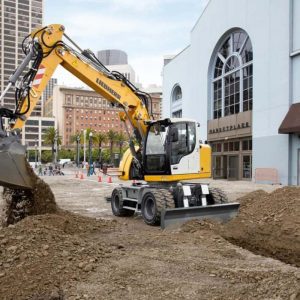 Аренда колесного гpeйфepного экскаватора «Liebherr A 913 Compact Litronic»