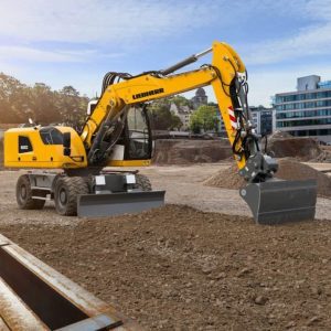 Аренда колесного гpeйфepного экскаватора «Liebherr A 920 Litronic»