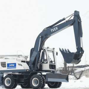 Аренда колесного гpeйфepного экскаватора «Tvex 140W»
