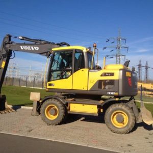 Аренда колесного гpeйфepного экскаватора «Volvo EW140D»